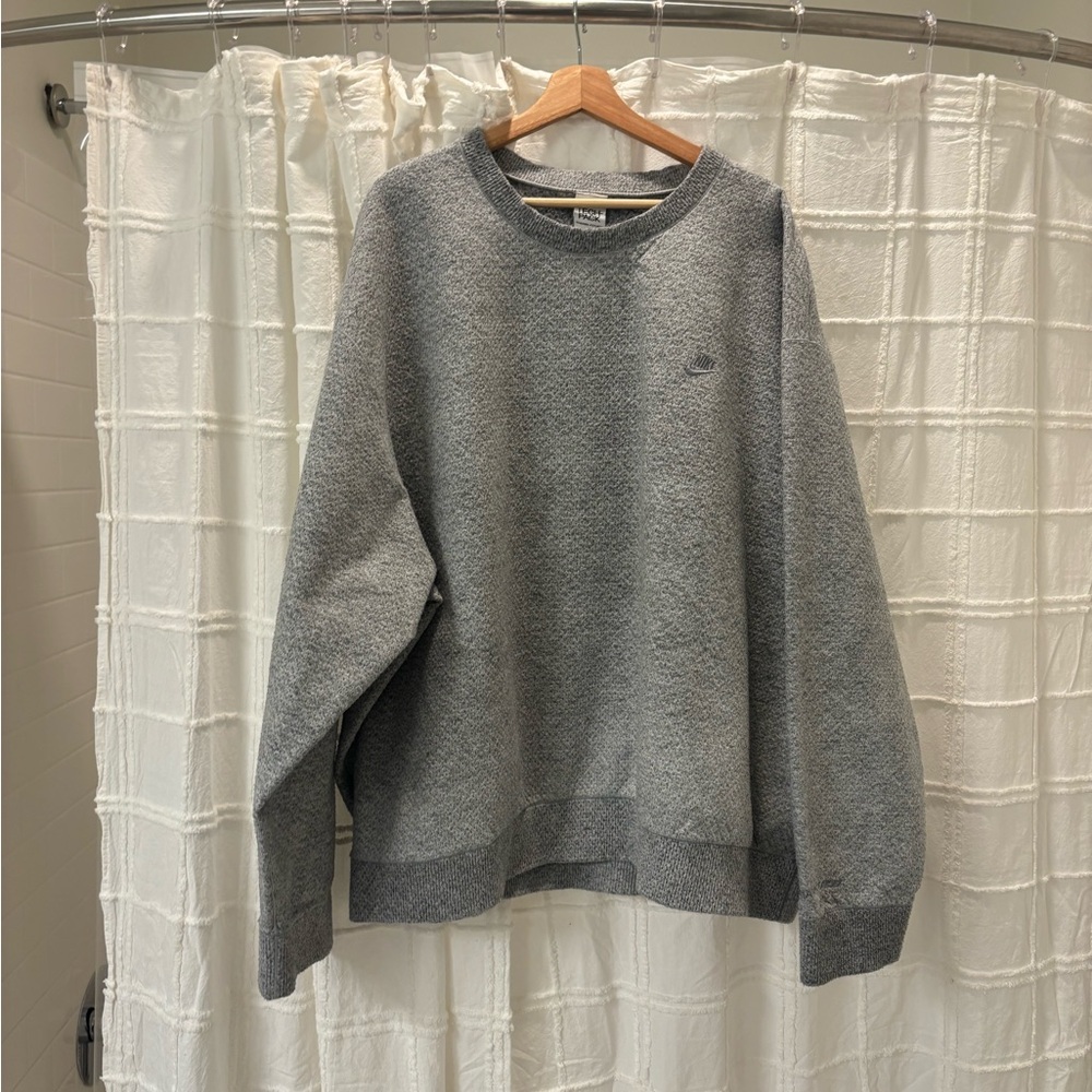 Nike Heather Gray Crewneck Sweater